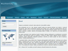 Tablet Screenshot of muzikantskyraj.cz